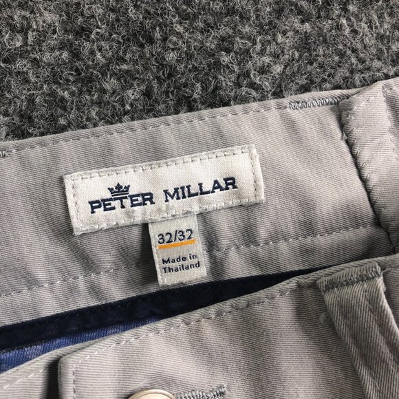 Peter Millar Pants Mens 31x29 Gale Gray #B66 Performance 5 Pocket Trouser - Picture 5 of 15